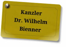Kanzler Dr. Wilhelm Bienner